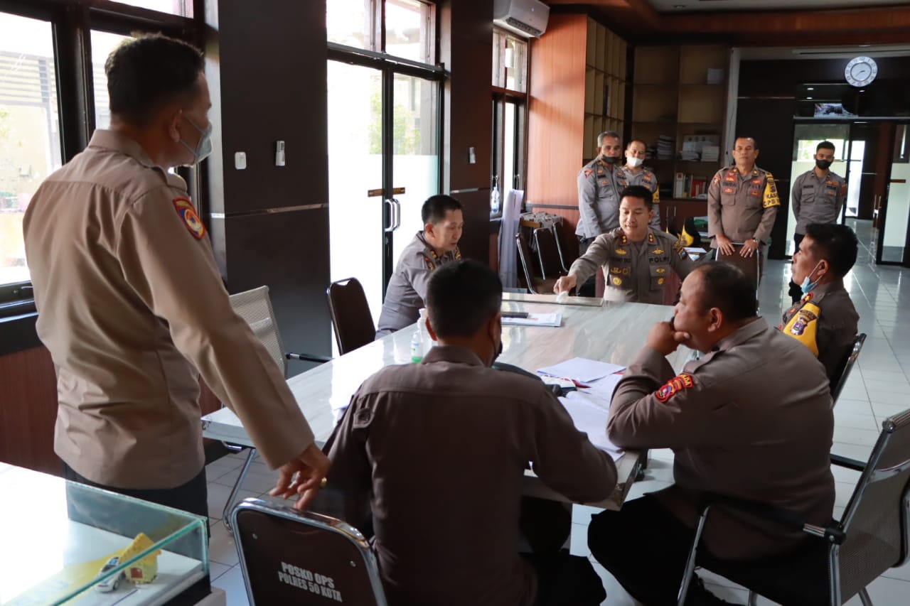 Tim Supervisi Operasi Ketupat Sgl-2022 Berikan Masukan dan Arahan di Polres 50 Kota