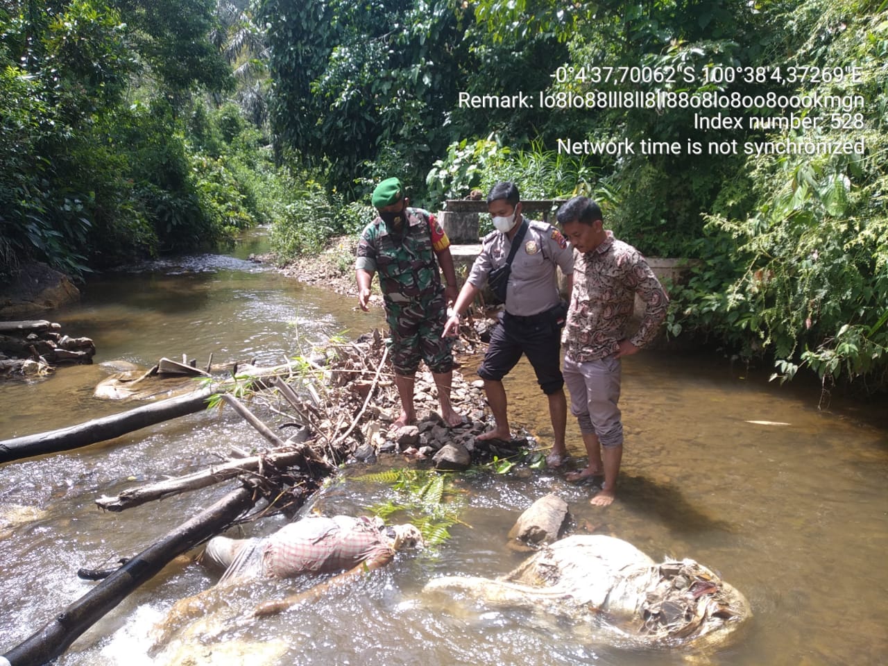 Penemuan Mayat di Sungai Nagari Solok Bio-bio