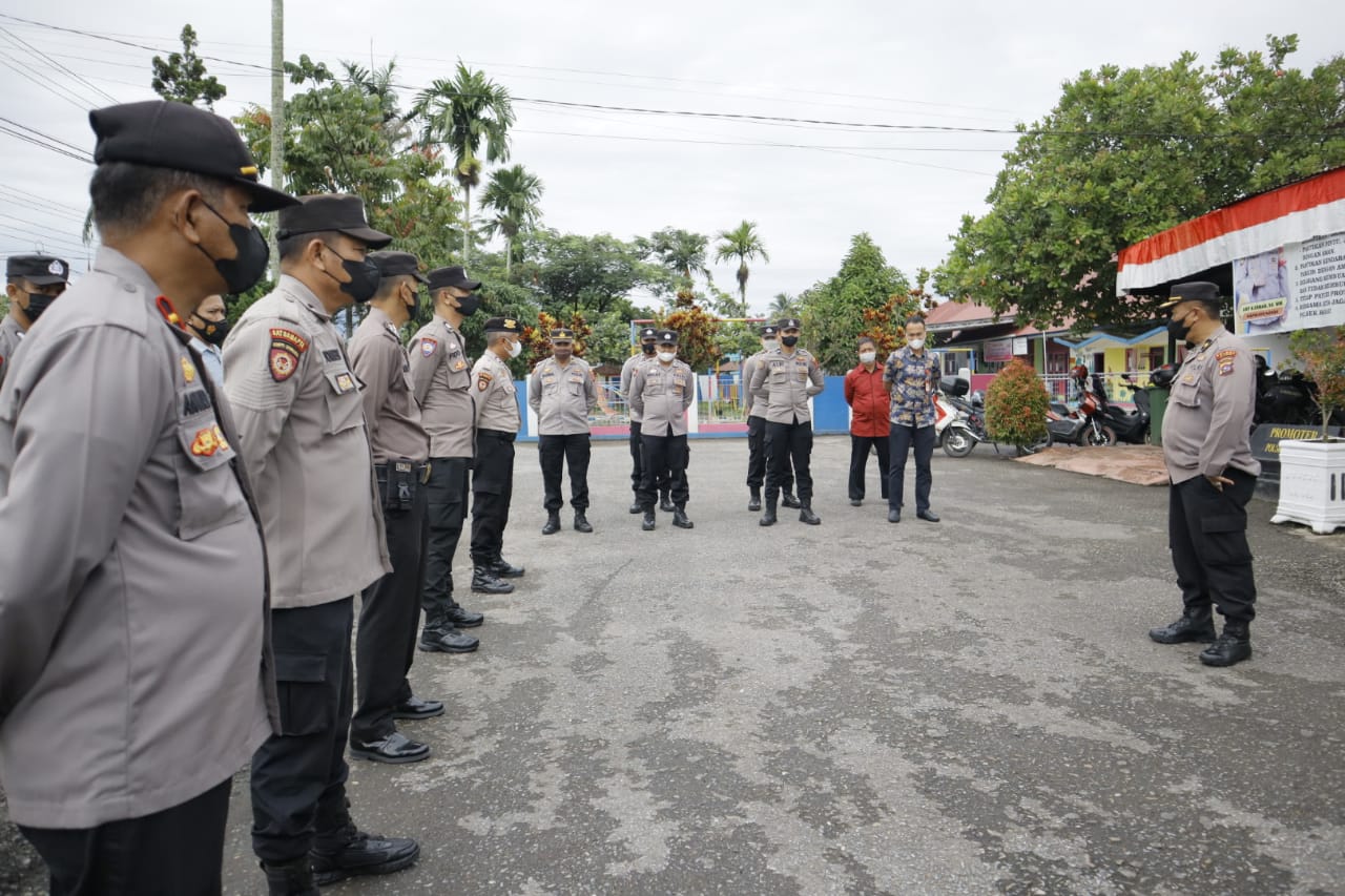 Kabaglog Polres 50 Kota Pimpin Supervisi Ke Polsek Harau