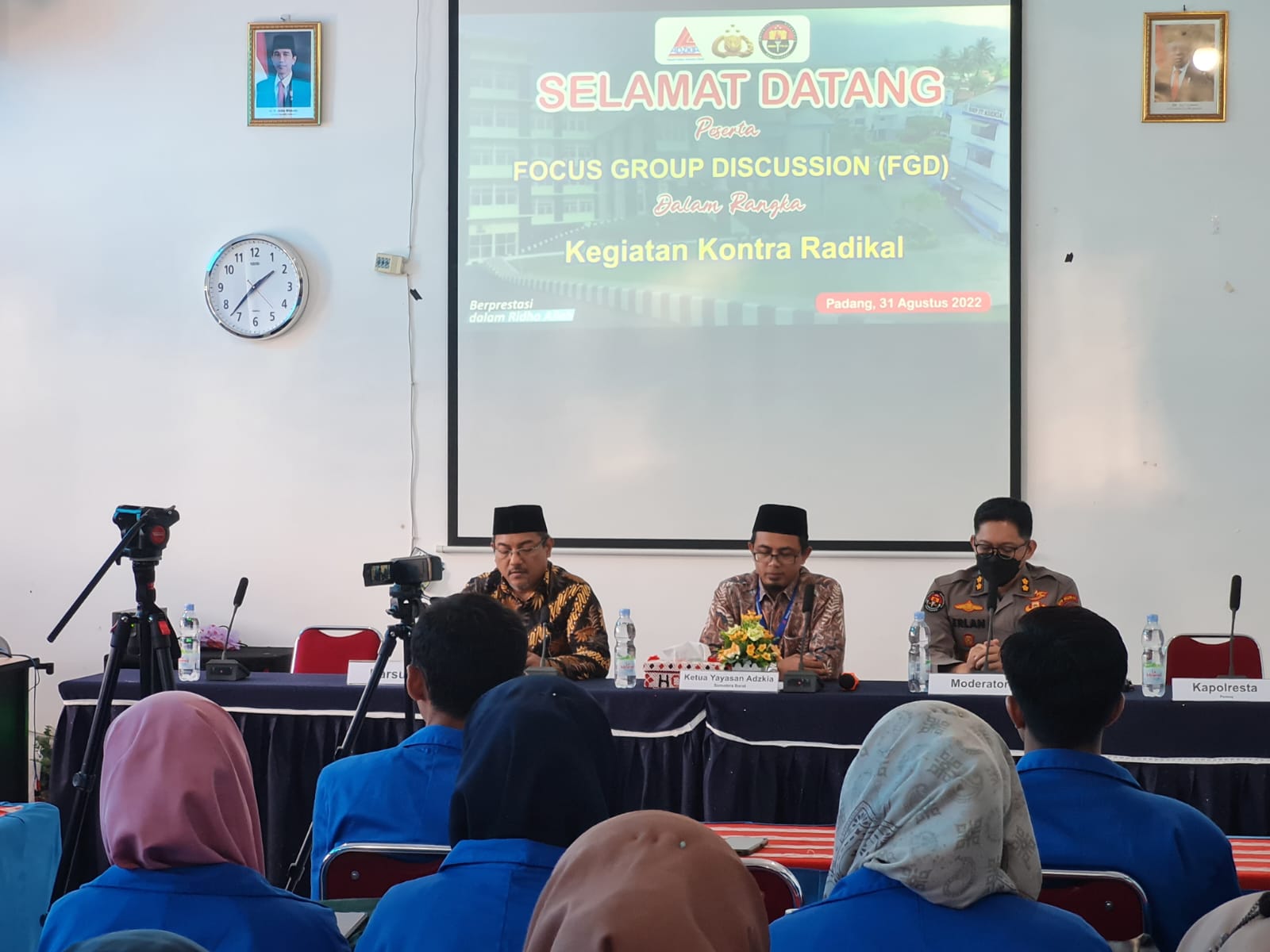 Polri Gelar FGD Pencegahan Paham Radikal, Teroris dan Intoleran di Yayasan Adzkia Padang