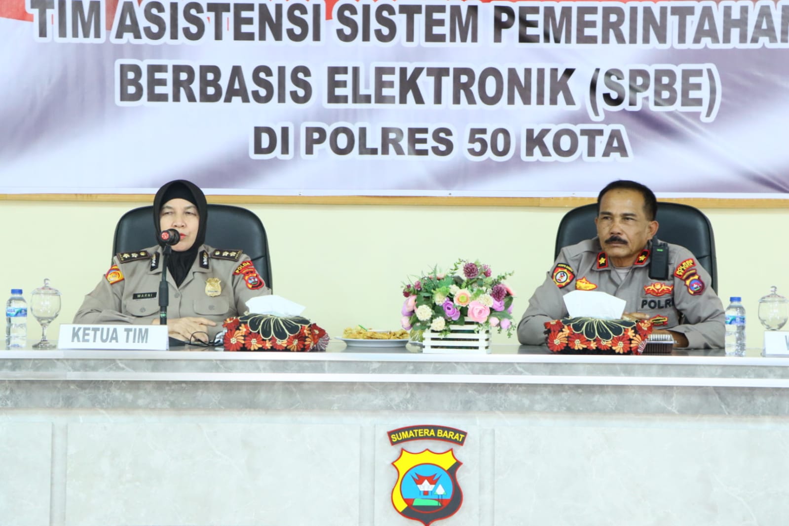 Polres 50 Kota Terima Kunjungan Tim Asistensi Sistem Pemerintahan Berbasis Elektronik (SPBE)