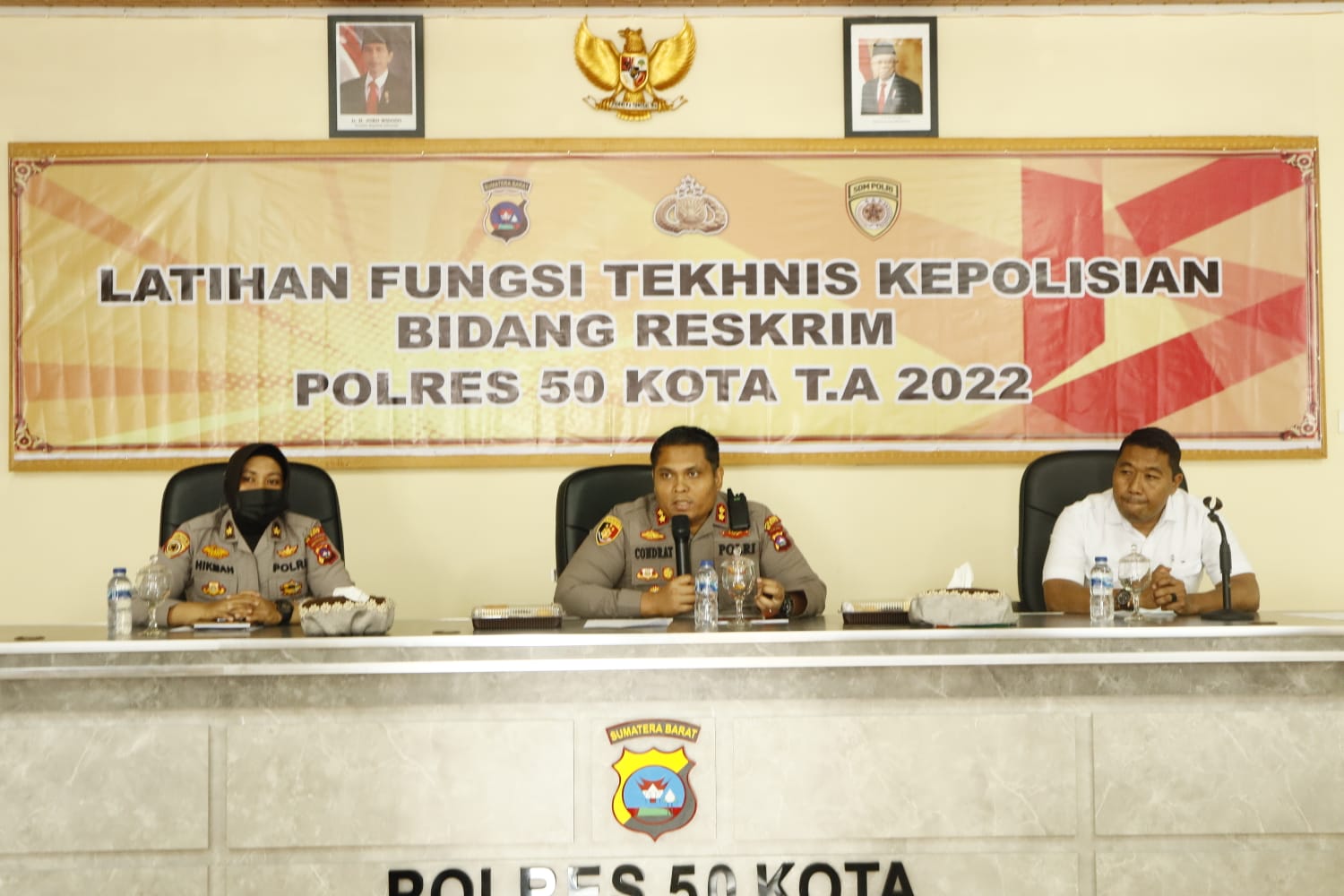Kapolres 50 Kota Pimpin Rakernis Fungsi Teknis Kepolisian Satreskrim