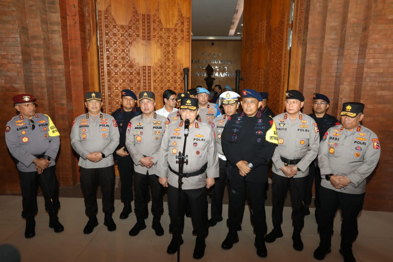 Polri Gelar Latihan Pengamanan KTT G20 di Bali